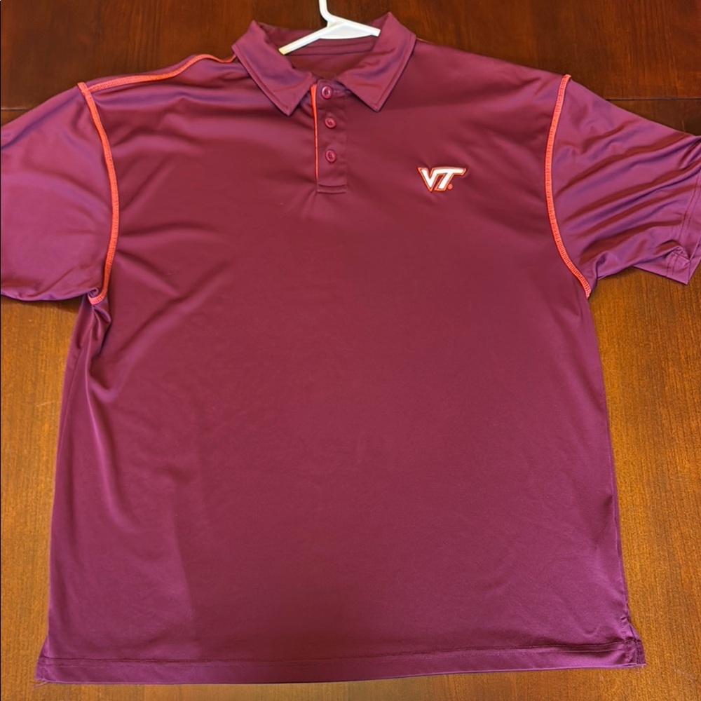 Virginia Teck Men's Maroon Polo Shirt